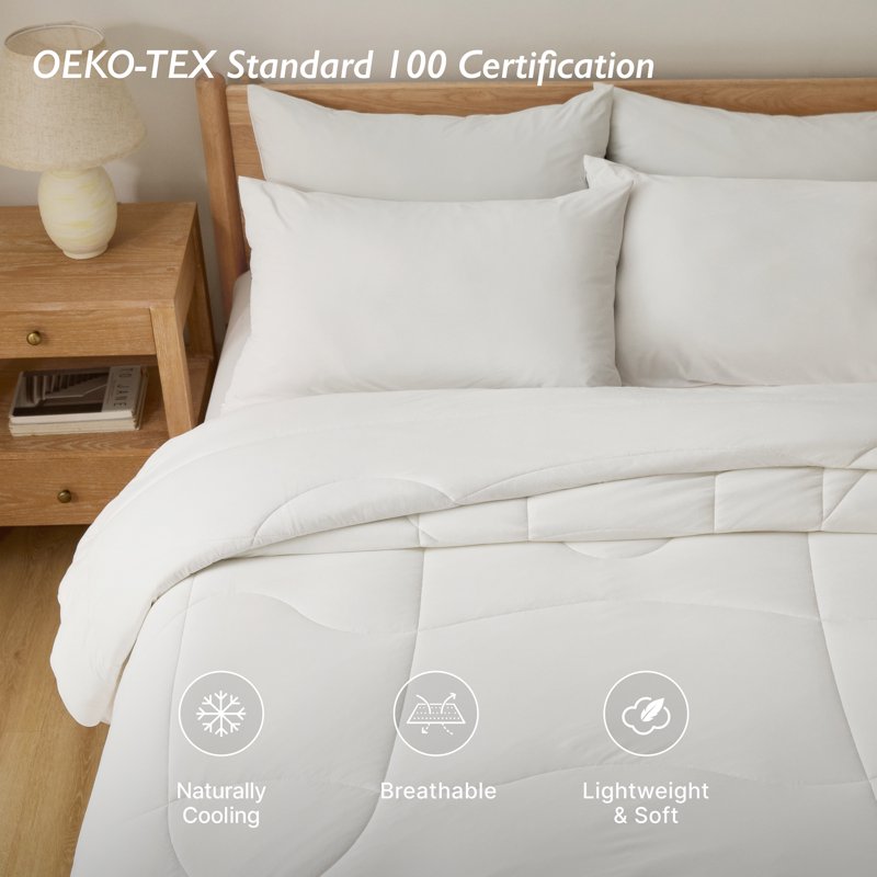 Breescape Essentials B-Cool Cooling Comforter - King Size, White