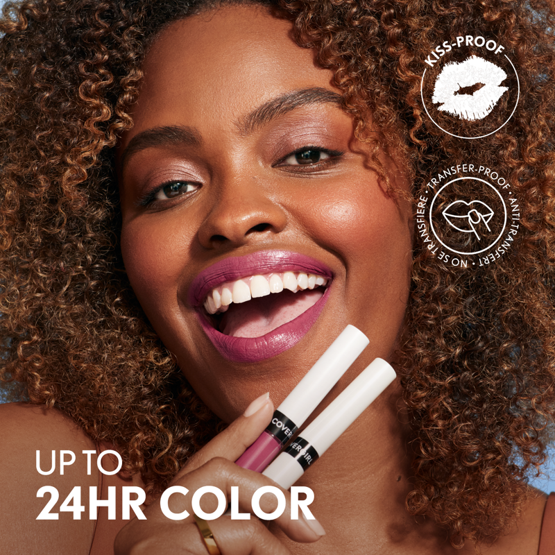 Long-Lasting 24-Hour Liquid Lipstick with Moisturizing Topcoat