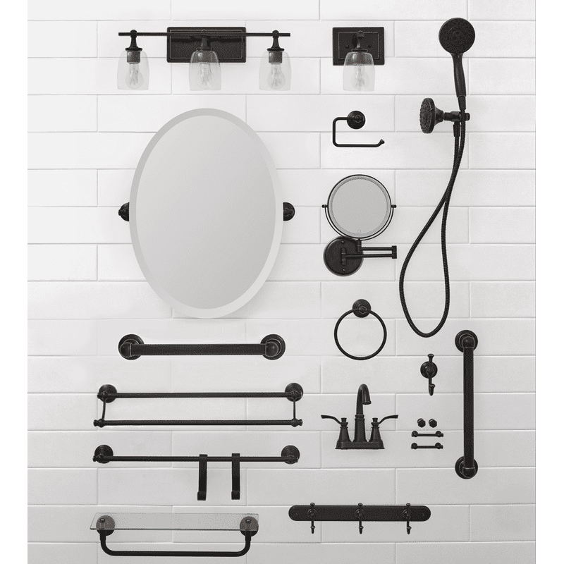 24-Inch Double Towel Bar - Oil Rubbed Bronze Bathroom Towel Holder