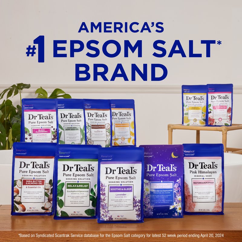 Honey Blossom Epsom Salt Magnesium Soak - 4 Count, 3 lbs