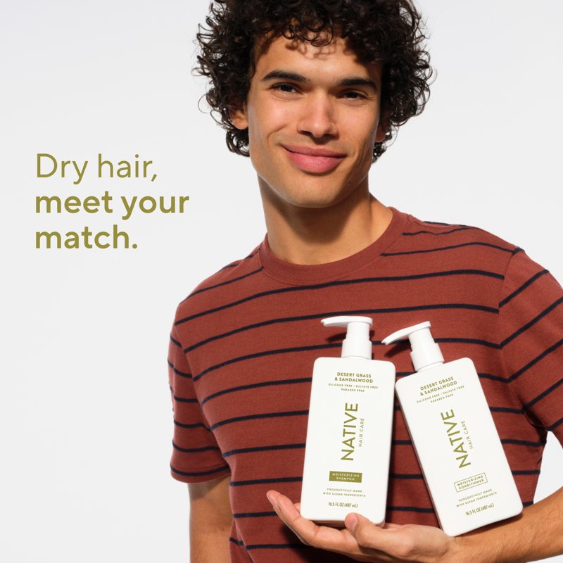 Moisturizing Hair Conditioner, Desert Grass & Sandalwood, 16.5 fl oz