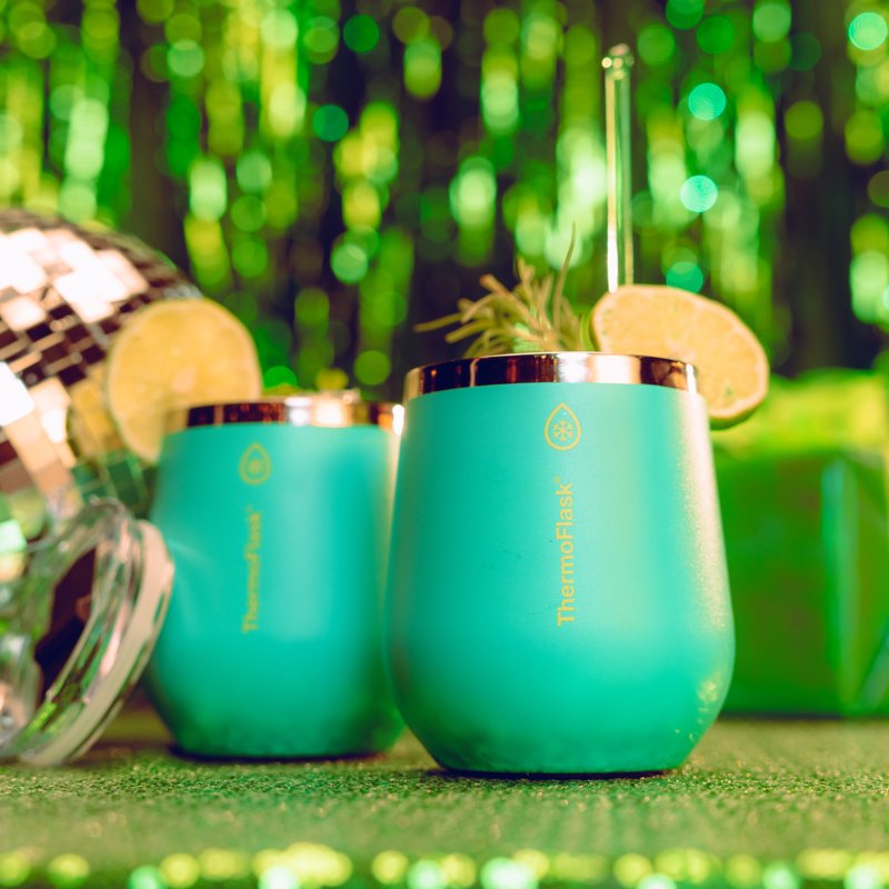 12oz Stainless Steel Wine Tumbler - Screamin' Green