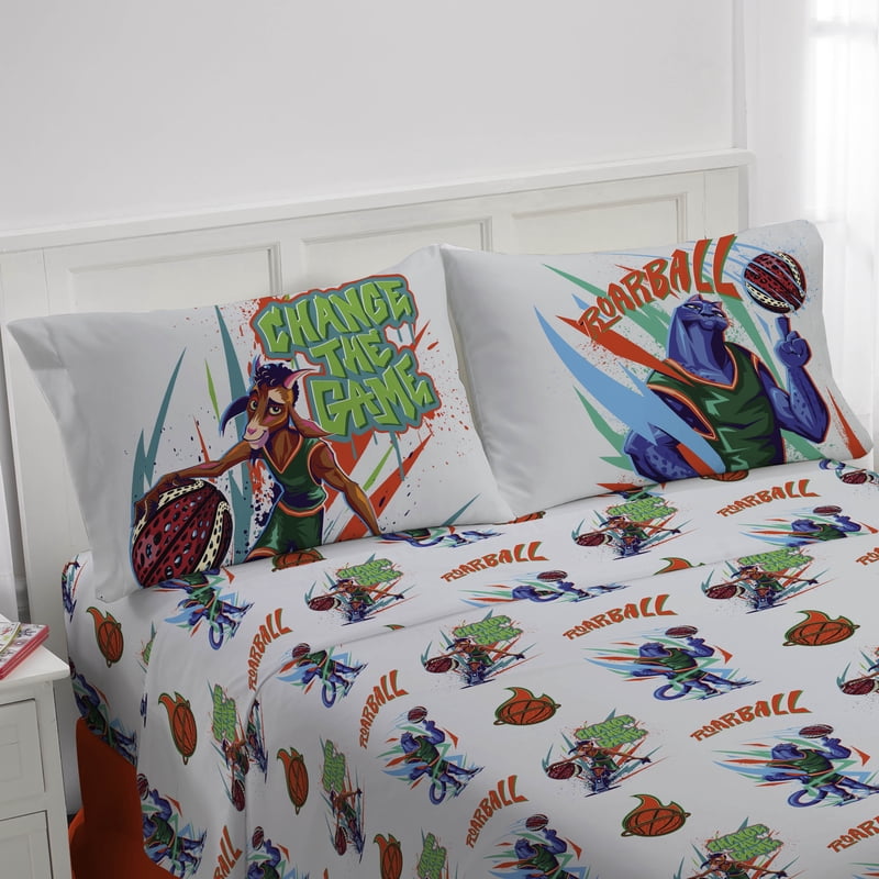 Kids Full Size GOAT Movie Bedding Set - Ultra Soft Microfiber, 4 Pieces
