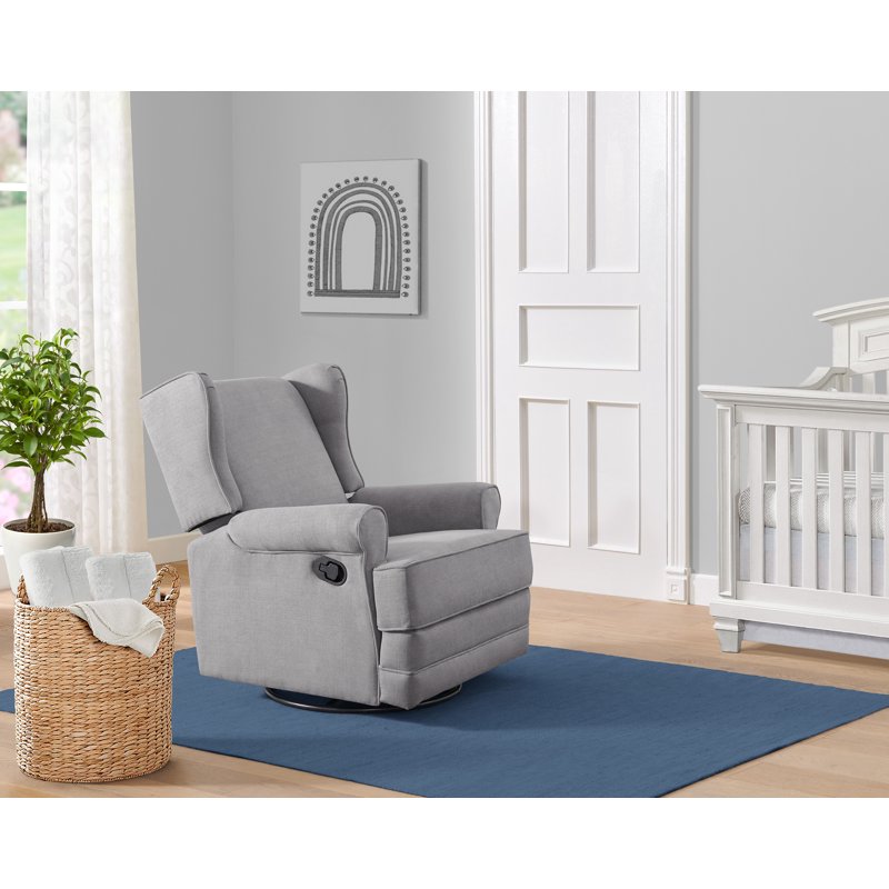 Teegan Swivel Glider Recliner Rocking Chair - GREENGUARD Gold Certified, 360° Swivel
