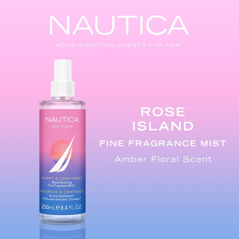 Rose Island Amber Floral Hair and Body Mist for Women - 8.4oz