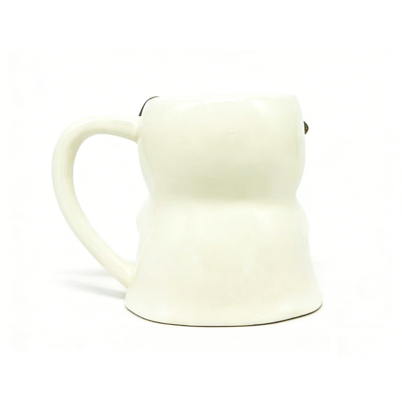 Halloween Ghost Dog Ceramic Mug 2-Pack - 14.88 oz, Festive Coffee Cups Variation 2