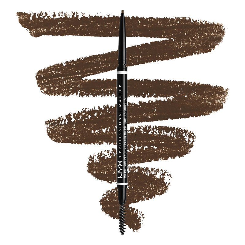 Micro Precise Vegan Eyebrow Pencil with Spoolie - Smudge-Resistant