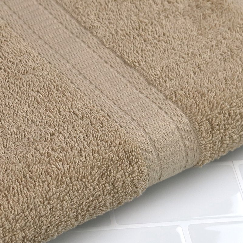 Mainstays Bath Sheet - 100% Cotton, Tan, Vallejo Variation, 30 x 60 in