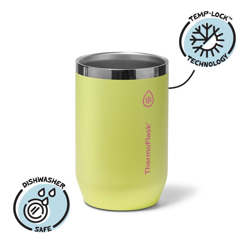 12 oz Insulated Can Cooler & Cup - Unmellow Yellow