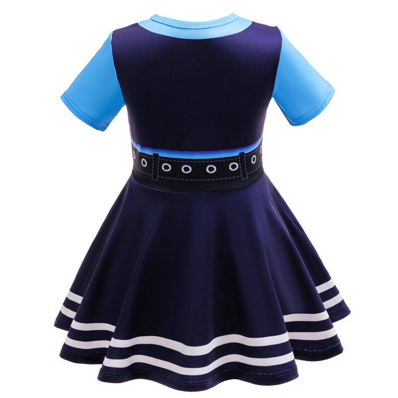 Rabbit Cartoon Police Costume Dress for Kids - Size 7-8 - Only Dress