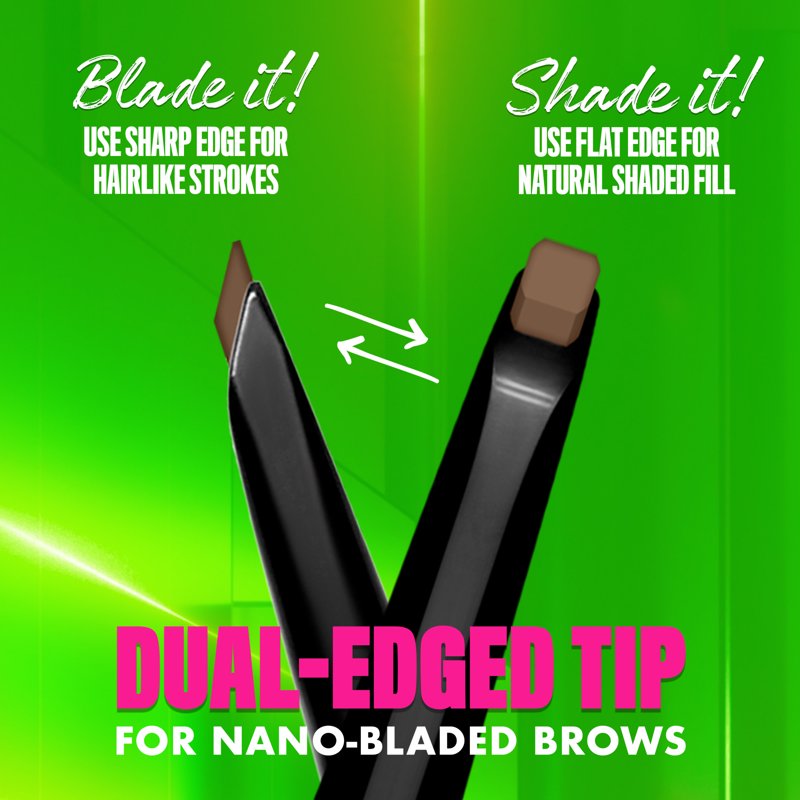 Dual-Ended Nano Brow Mechanical Pencil - Precision Filling and Shading