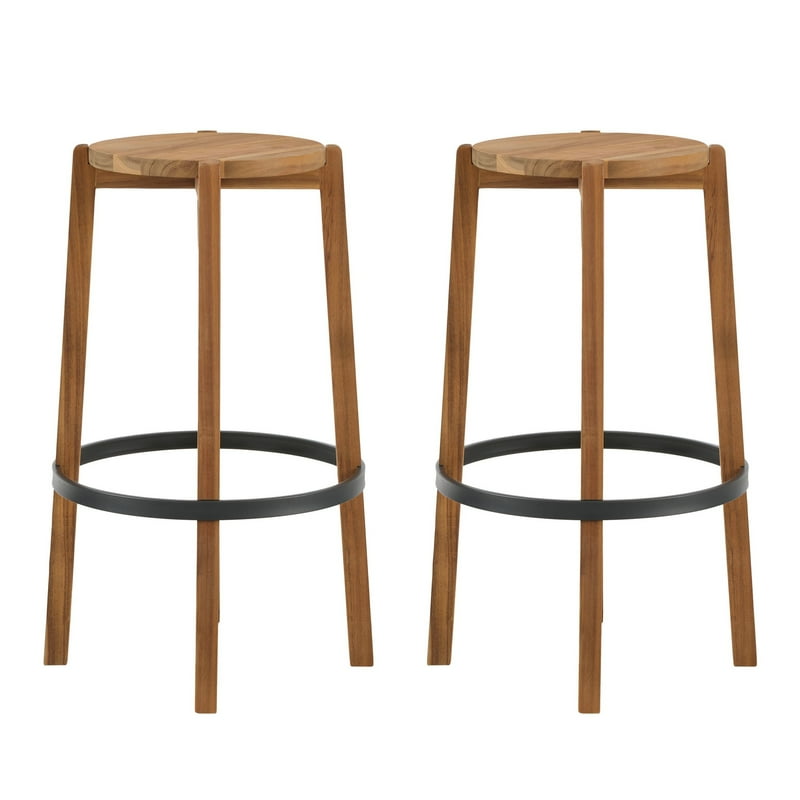 Backless Indoor Barstools Set of 2 - 29 in Height