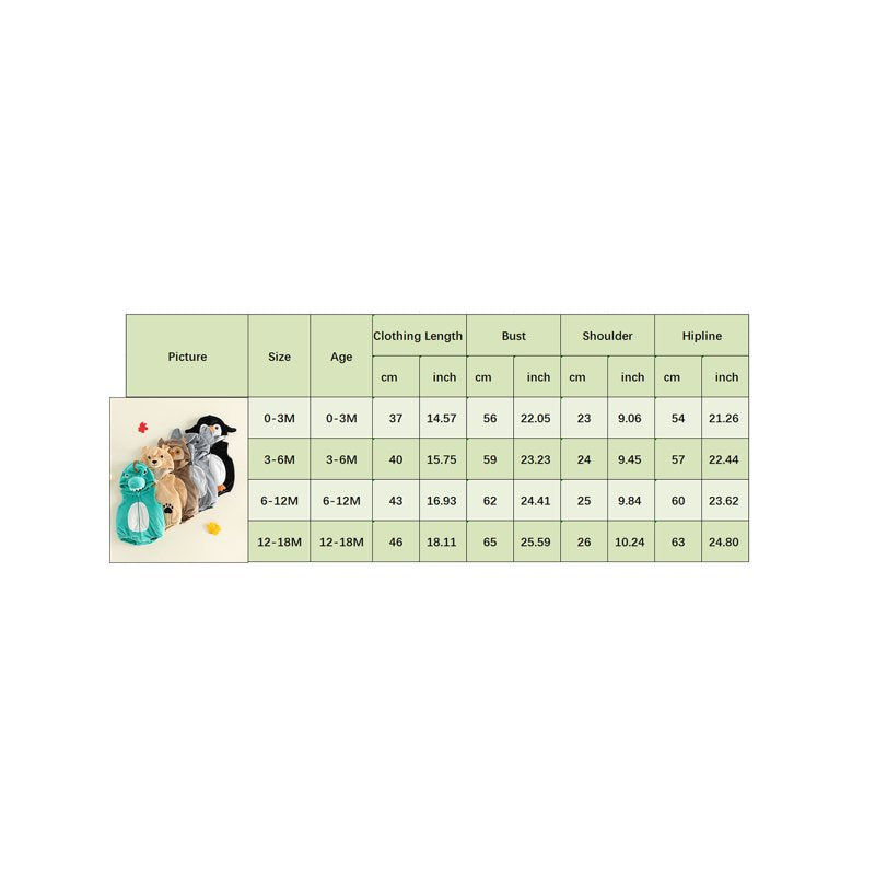 Newborn Baby Boy Penguin Costume - Black 12-18 Months Infant Animal Cosplay Outfit
