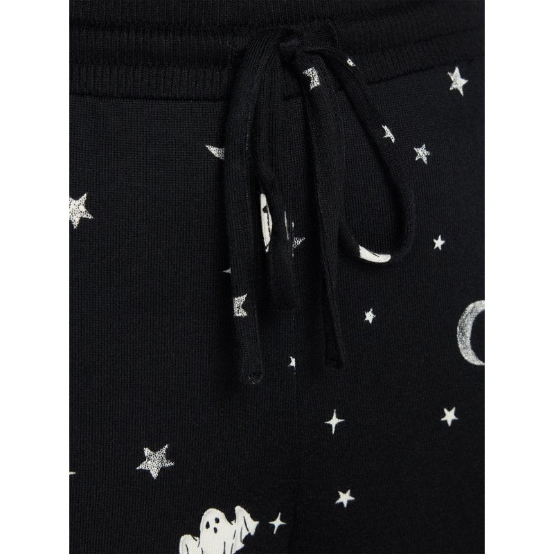 Black Soot Halloween & Fall Women's Hacci Knit Sleep Pants with Pockets - XS-3X