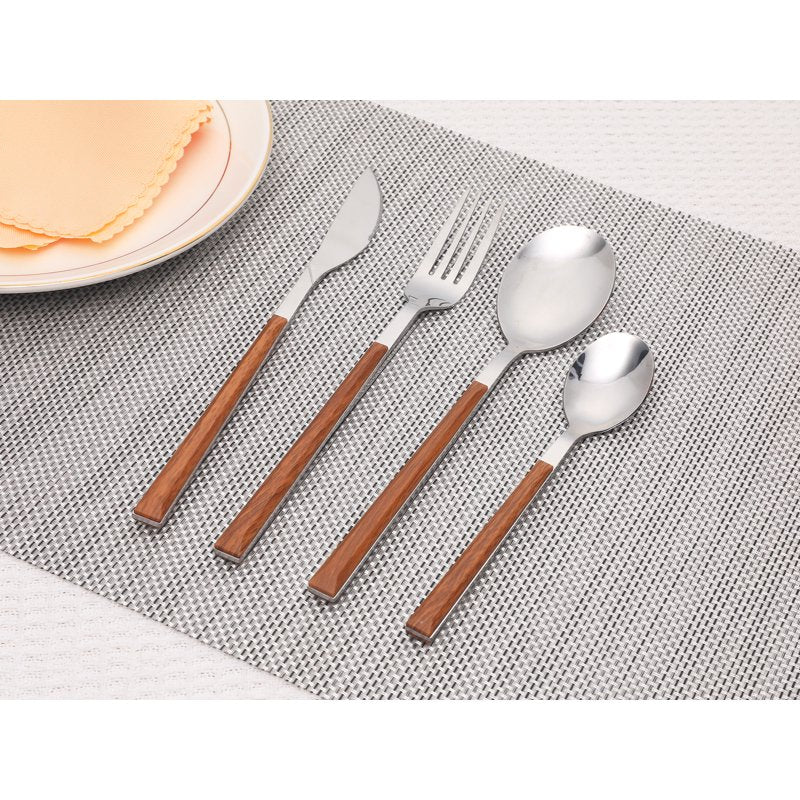Stainless Steel Mirror Polished Silverware Set - 4 Pcs