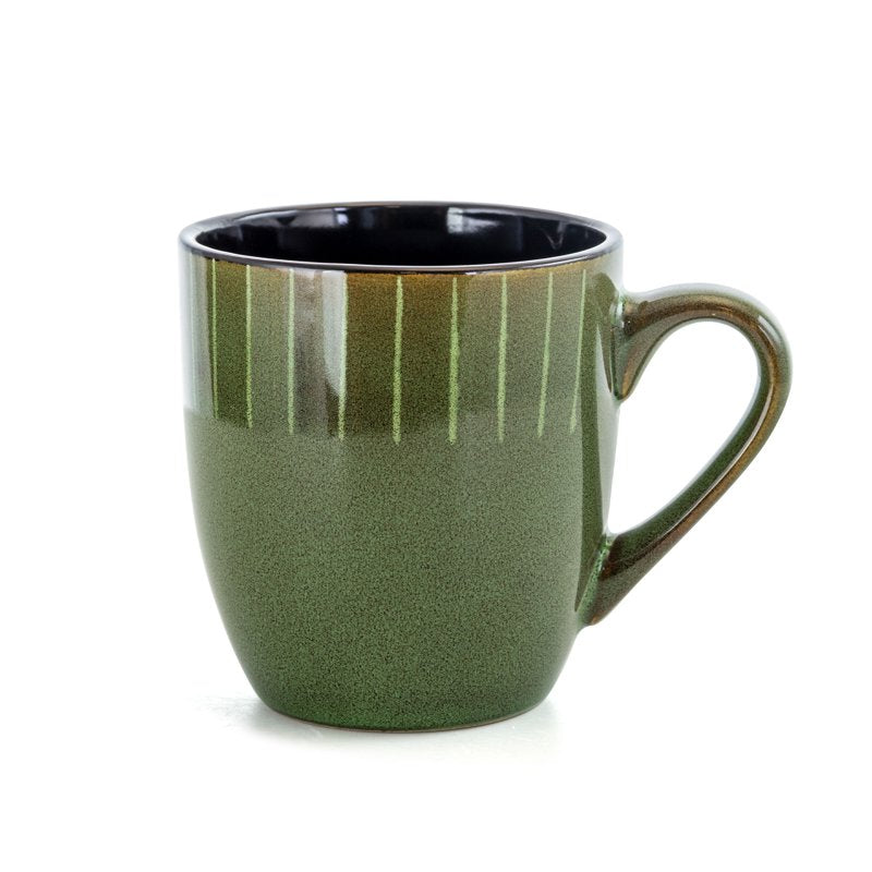 16 Piece Jade Stoneware Dinnerware Set - Microwave & Dishwasher Safe