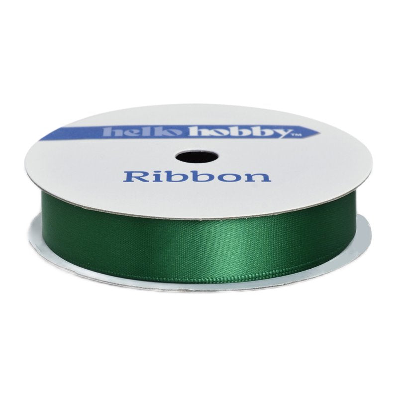 Green Satin Ribbon 7 Yards - Decorative Crafting & Gift Wrap