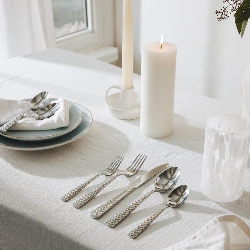 20-Piece Stainless Steel Flatware Set for 4 - 3 Pack