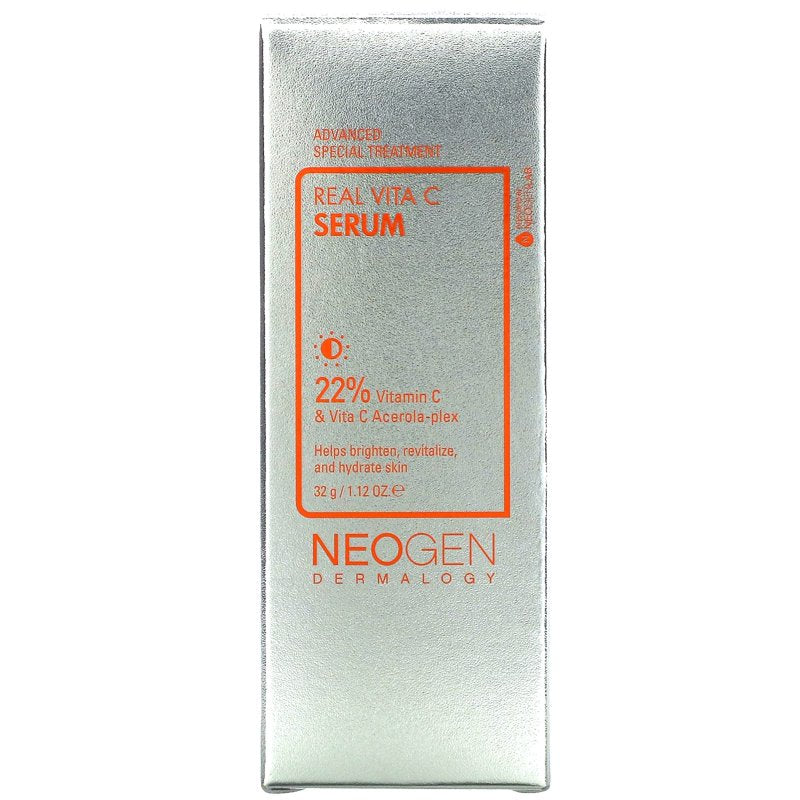 Real Vita C Facial Serum 22% Vitamin C Brightening Skincare 1.01 fl oz