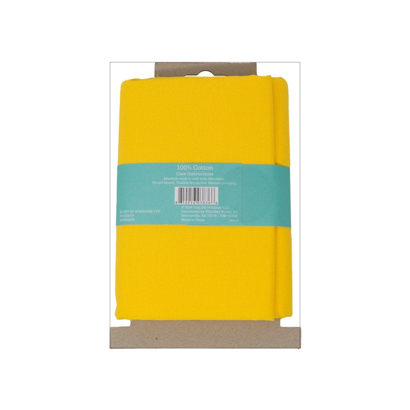 Solid Sunshine Cotton Fabric 1 Yard Pack - 44 Inch Quilting & Sewing Material Variation of THIS listing
