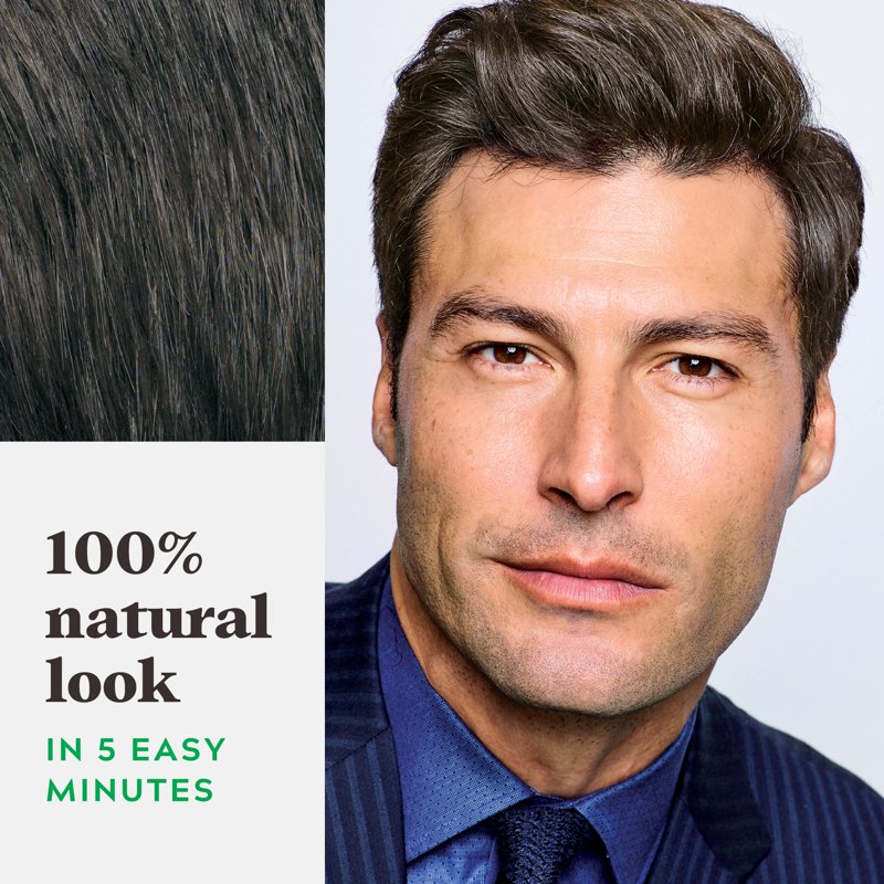 Shampoo-in Hair Dye for Men - 3 Pack, Natural Look & Easy Application