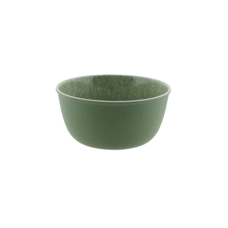 Bamboo Melamine Dip Bowls - Green, 14 oz, 2 Count