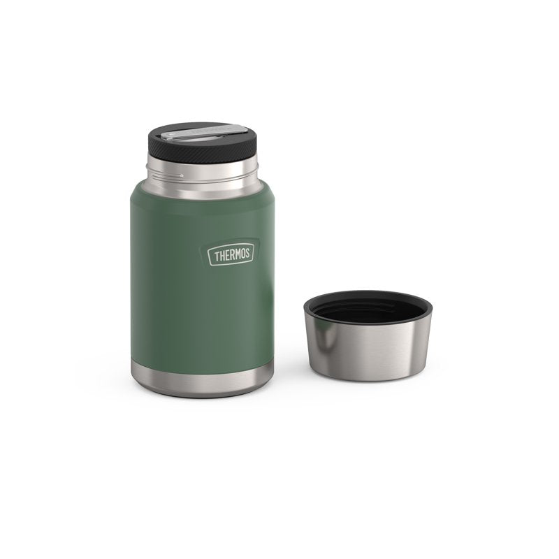 Stainless Steel Insulated Food Jar with Spoon - 24oz Alpine Green