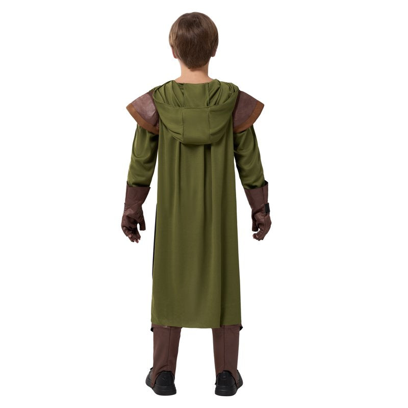 Toddler Boys Robin Hood Costume Set - M (8-10 yrs) Medieval Dress Up
