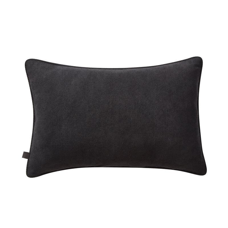 Halloween Hanging Spider Decorative Pillow 14x20 Black Ivory Spooky Accent