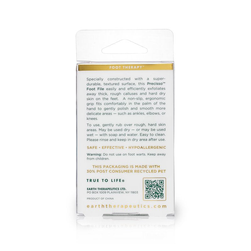 Salon-Grade Glass Foot File - Finely Abrasive Callus Remover for Wet & Dry Use