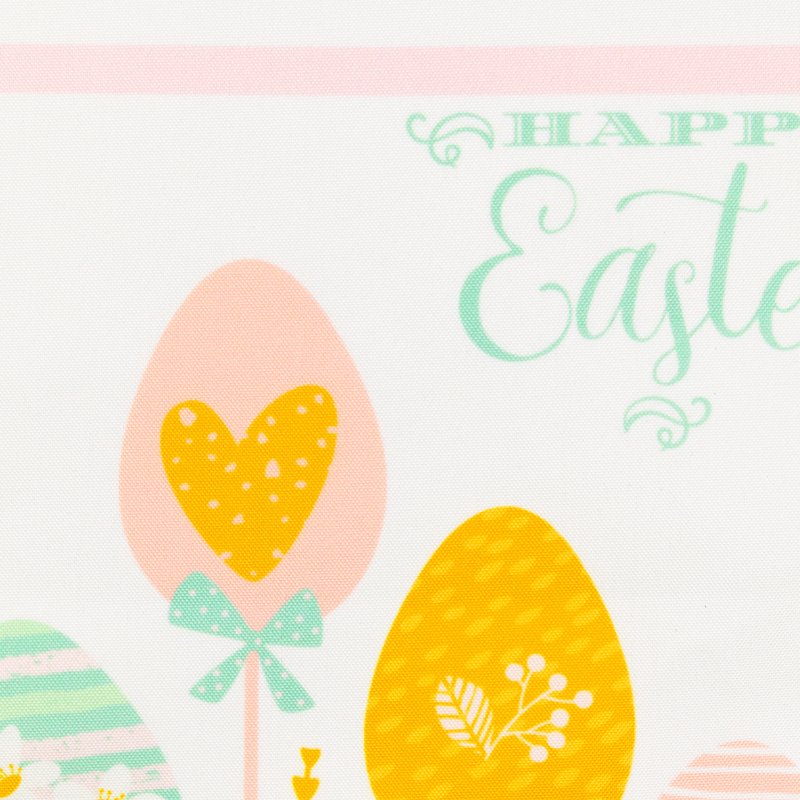 Easter Table Runner - Happy Easter Print - 12x72 Inches
