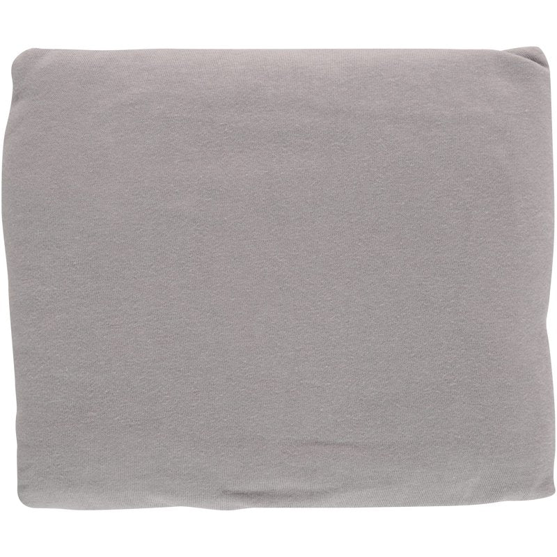 Cotton Fitted Crib Sheet 52x28 inches - Hypoallergenic & Breathable Gray
