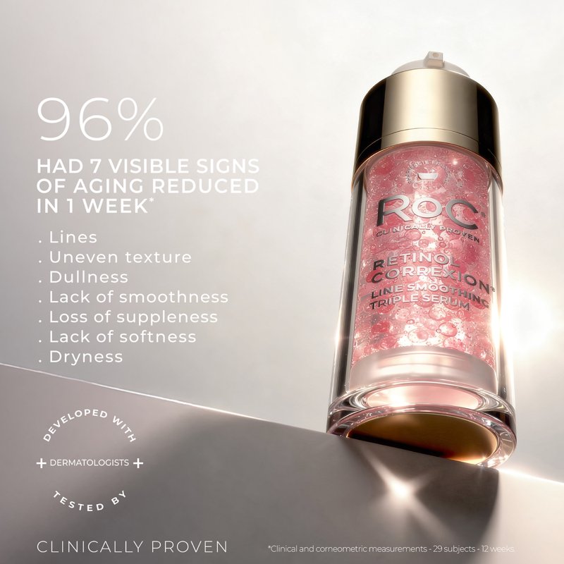 Retinol Line Smoothing Triple Serum - Anti-Aging 1.0 fl oz