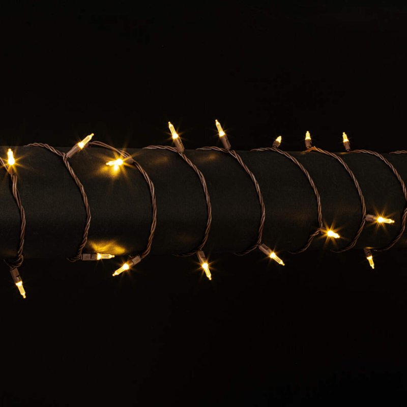 50 Warm White LED String Lights - 25ft Christmas Light Strand, Energy-Efficient