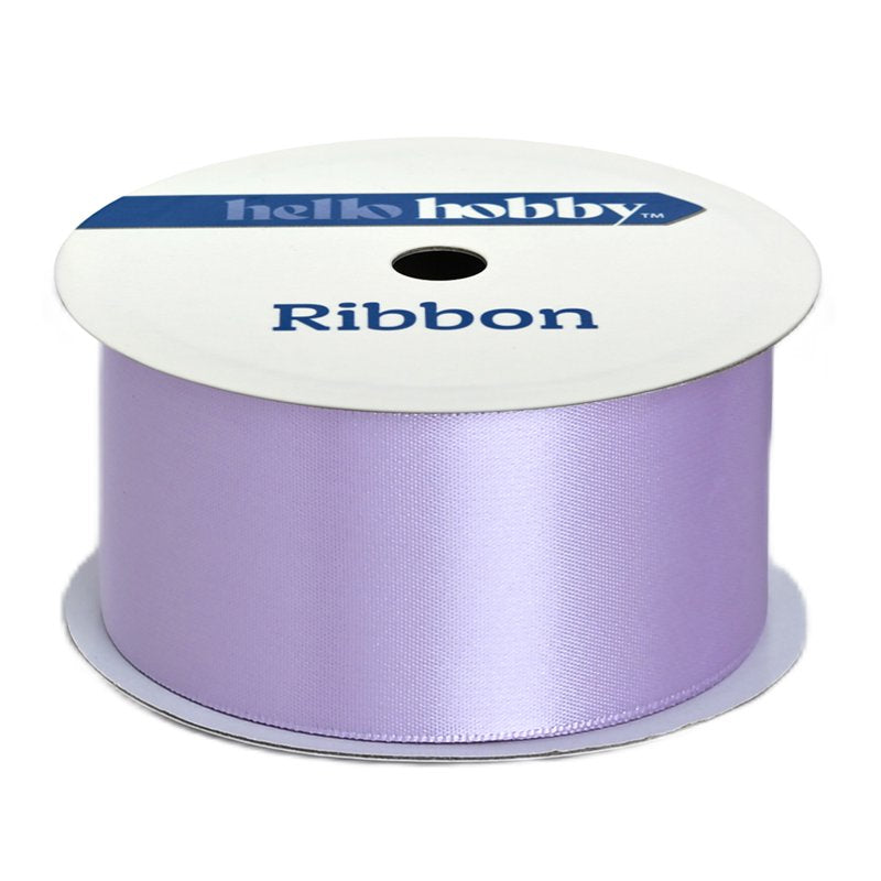 Purple Satin Ribbon 1.5 Inch Wide, 7 Yards for Gift Wrapping & Crafts