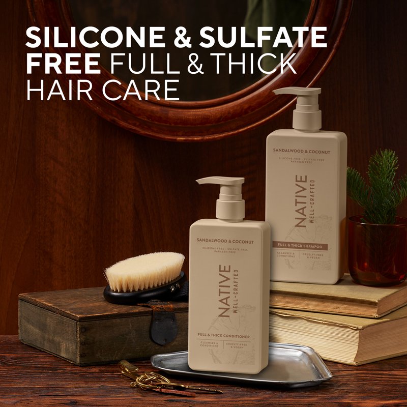 Sandalwood & Coconut Men's Conditioner, Sulfate-Free Hair Care, 16.5 fl oz