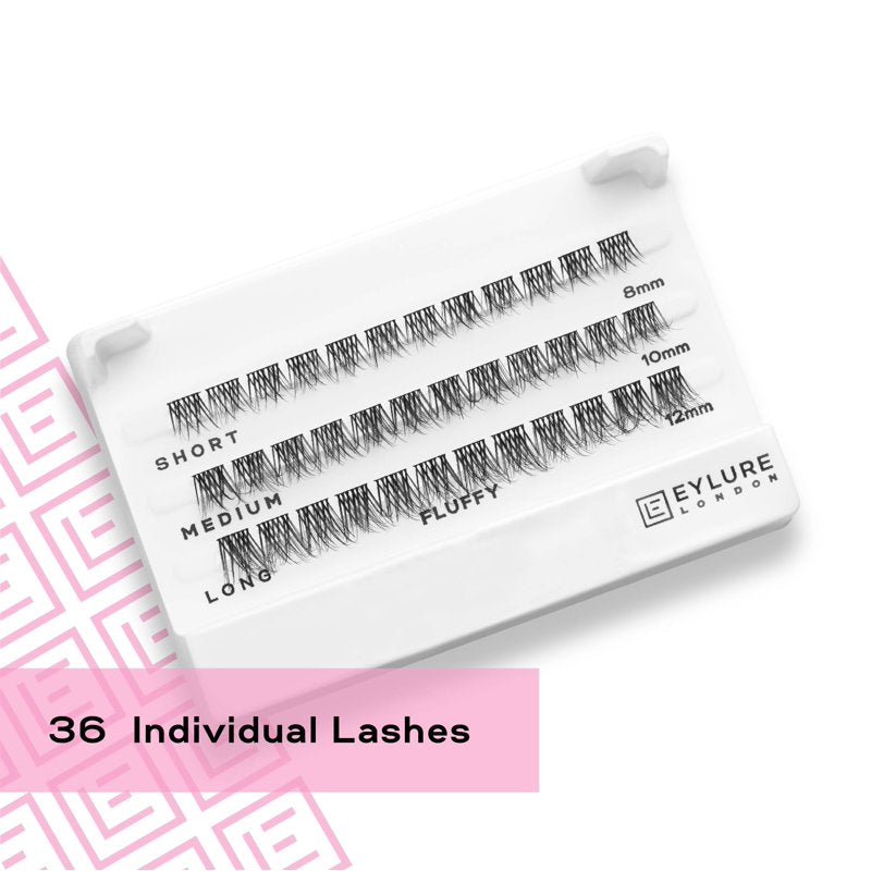 Fluffy Curl Eyelash Clusters - Customizable Volume Lash Set