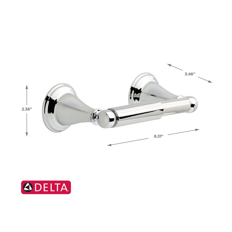 Delta Windemere Tissue Holder - Chrome Finish, Silver Variation