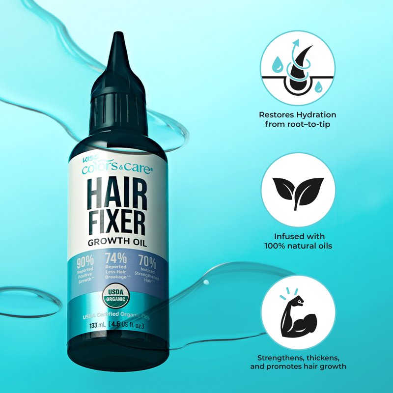 Organic Hair Growth Oil - Nourishing Treatment for Textured Hair - 4.5 fl oz