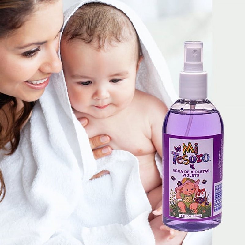 Baby Agua De Violetas Cologne Spray - Gentle Violet Scent, 8 fl oz