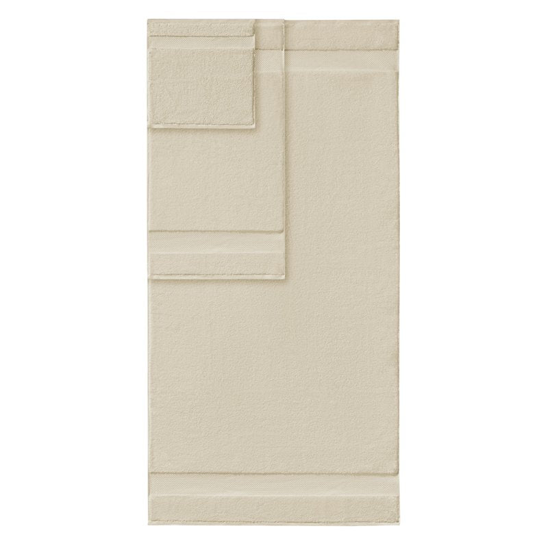 AsterOutdoor 6-Piece Turkish Cotton Bath Towel Set - Sand, 600 GSM Luxury & Absorbent