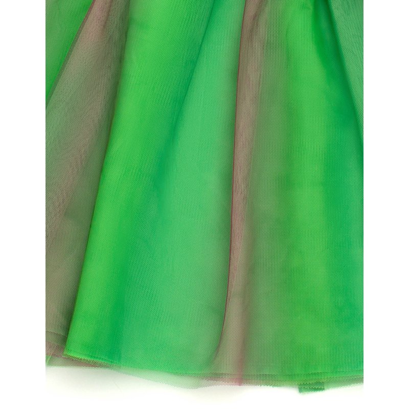Teenage Mutant Ninja Turtles Raphael Girl's Hooded Tulle Dress - Green / Pink 3T