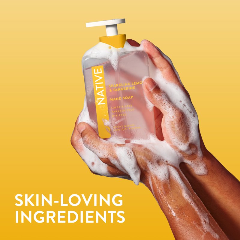 Liquid Hand Soap, Sparkling Lemon & Tangerine, Sulfate-Free, 13 fl oz