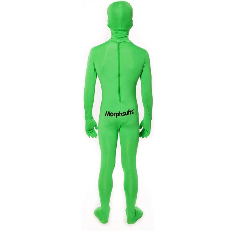 Kids Alien Morphsuit Costume L Green Halloween Fancy Dress - Glow-in-the-Dark