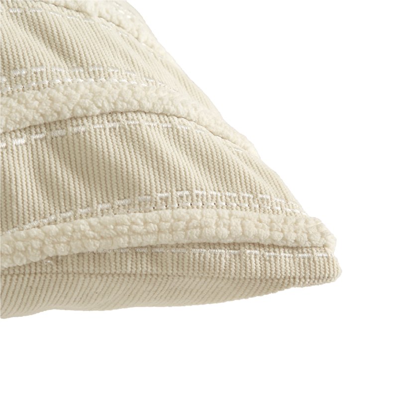 White Waves Aiden Pillow 20x20 Set of 2 Decorative Cushions for Adults - Home Decor