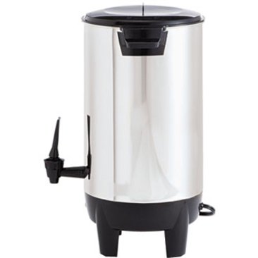 30-Cup Stainless Steel Percolating Coffee Urn for Home & Office