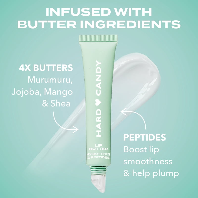 Peptide-Infused Glowy Lip Butter Balm - Hydrating Lip Care Tube