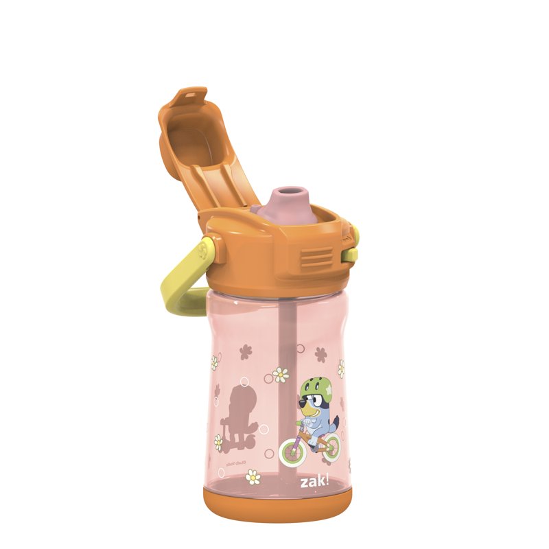 12oz Bluey Beacon Water Bottle - Orange, Leak-Proof with Carry Handle