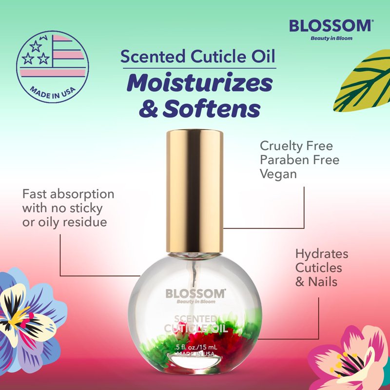 Watermelon Scented Cuticle Oil - Hydrating & Moisturizing 0.5 fl oz