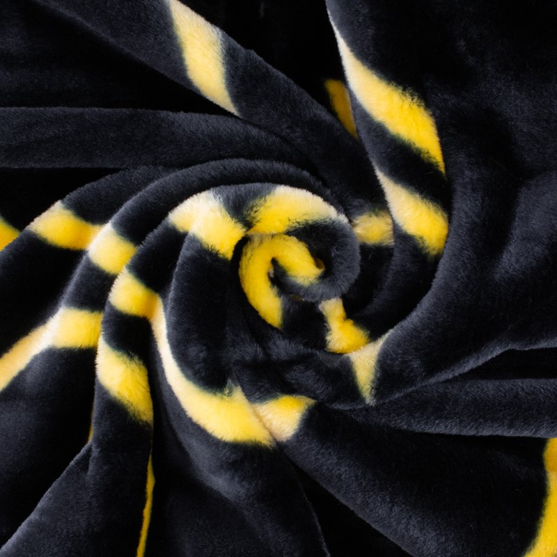 College Covers Iowa Hawkeyes Raschel Throw Blanket - 86 x 63 Inches, Plush & Soft, Twin Bedspread - Variation of THIS listing